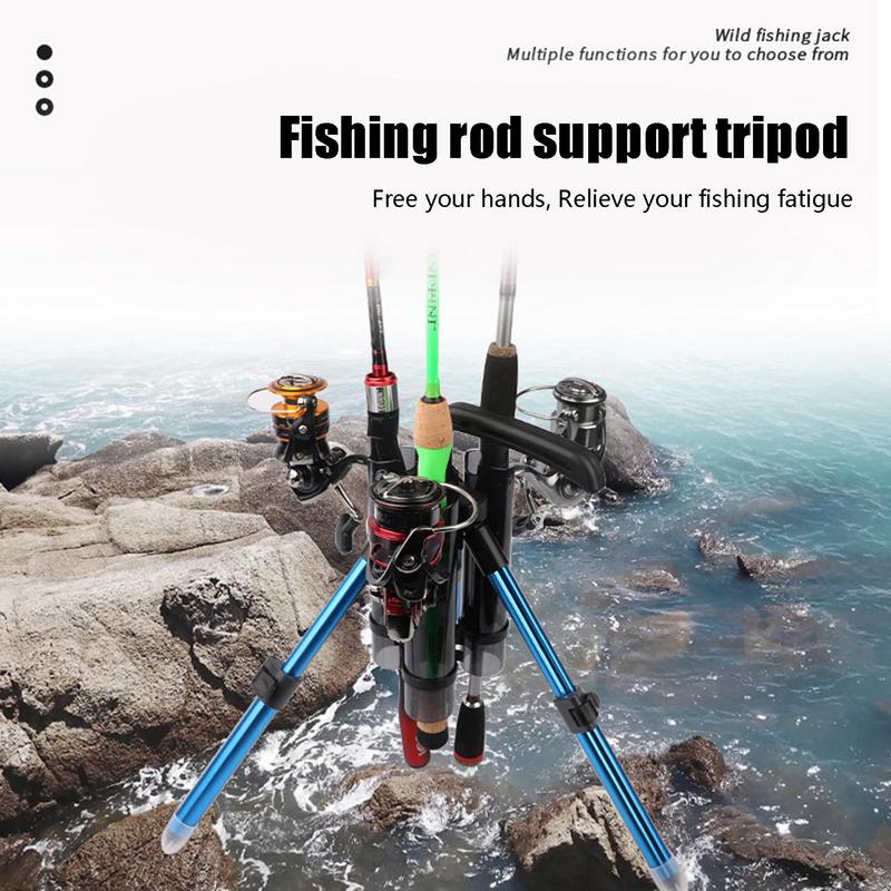 Fishing Equipment Holder - Aluminum Alloy Tripod Fishing Rod Holders