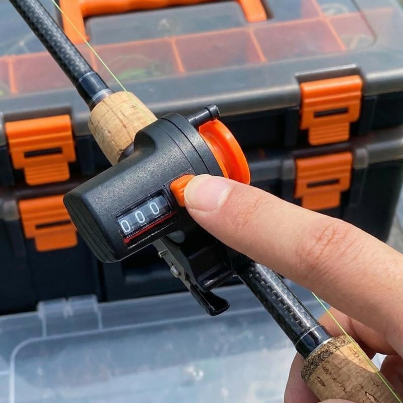 Fishing Equipment Holder - 0-999M Fishing Line Counter Depth Length