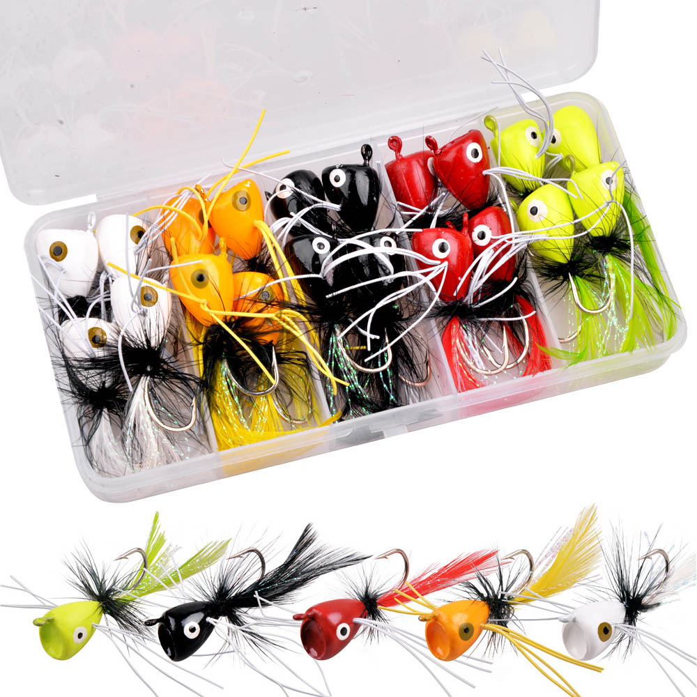 Jig Head Lure - 20Pcs Floating Fly Jig Fishing bait