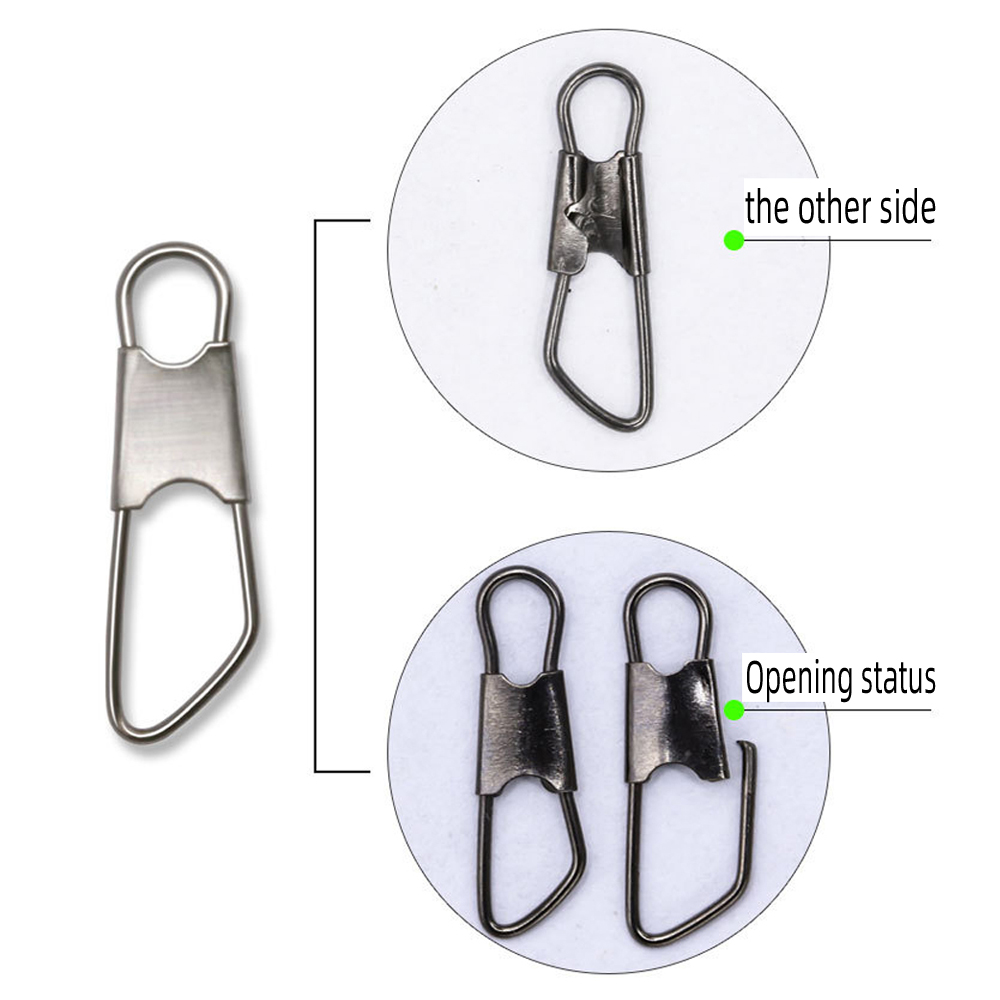 DNDYUJU 100pcs Carbon Steel Fi - огляд і ціна Fishing Swivel Connector