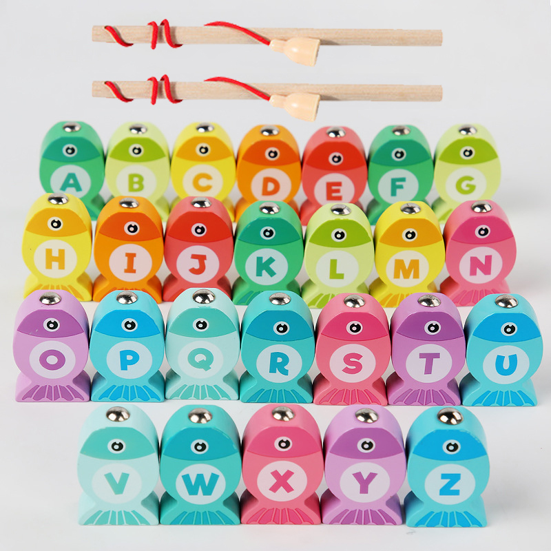 Kids Wooden Fishing Game Toys  - огляд і ціна Fishing Equipment Kids