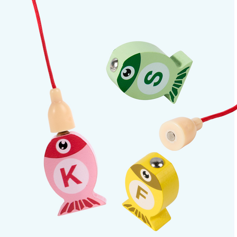 Kids Wooden Fishing Game Toys  - огляд і ціна Fishing Equipment Kids