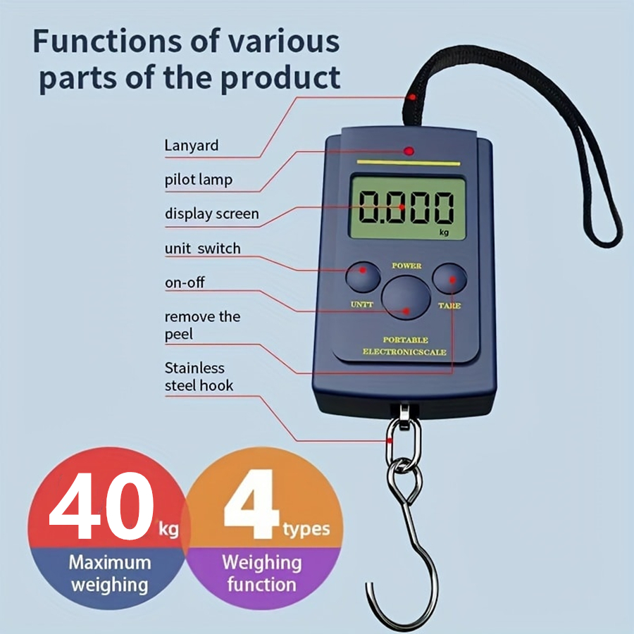 40kg Multifunctional Mini Elec - огляд і ціна Fishing Equipment And Accessories