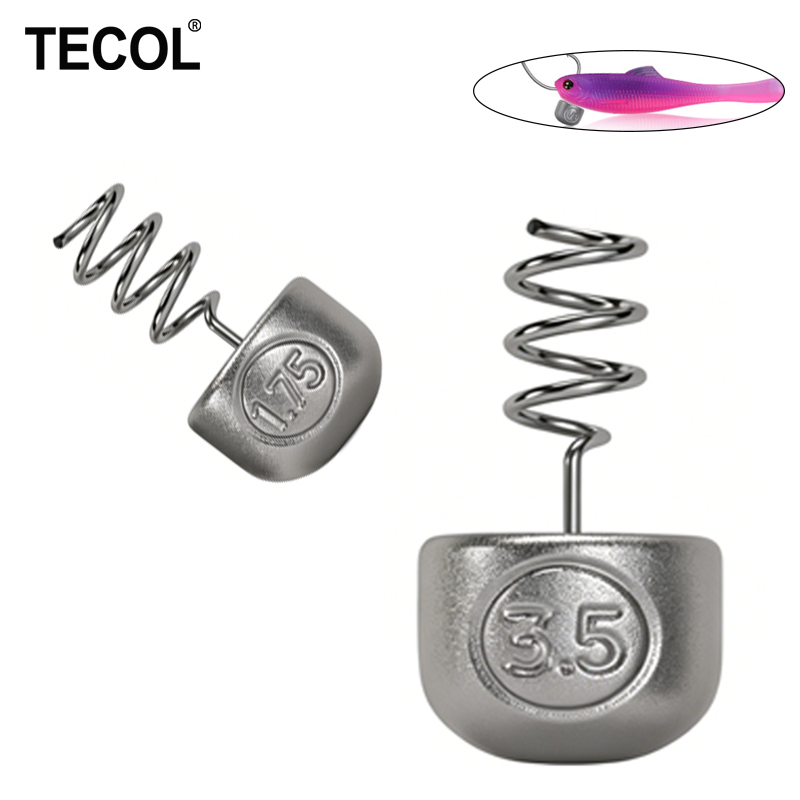 TECOL 1G 1.75G 2.7G 3.5G Spira - огляд і ціна Bass Fishing Lure