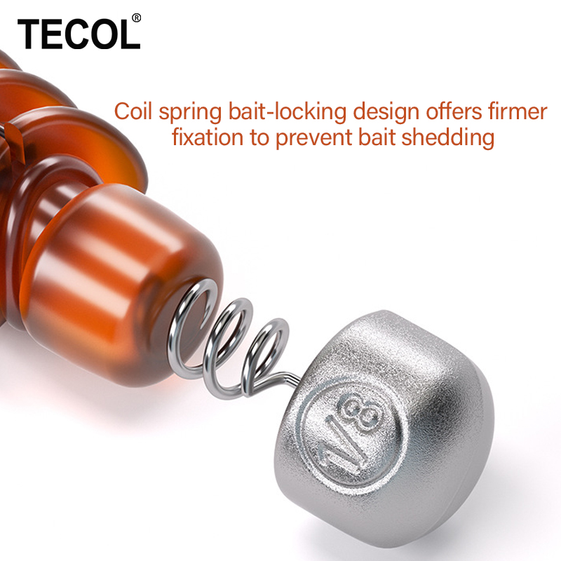 TECOL 1G 1.75G 2.7G 3.5G Spira - огляд і ціна Bass Fishing Lure