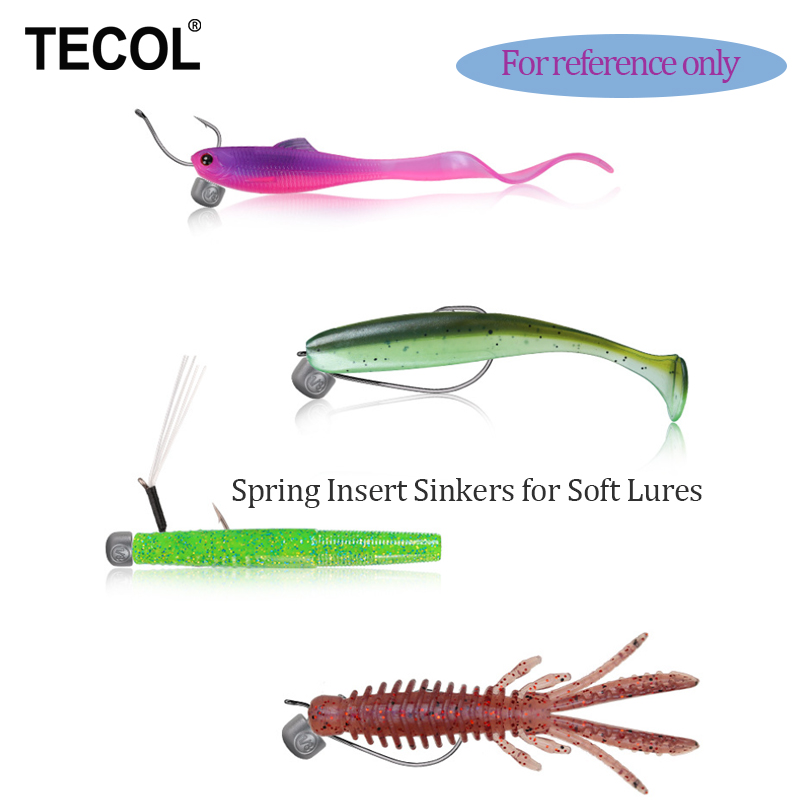 TECOL 1G 1.75G 2.7G 3.5G Spira - огляд і ціна Bass Fishing Lure