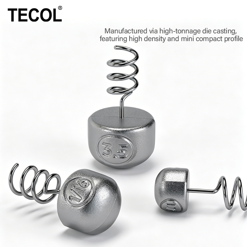 TECOL 1G 1.75G 2.7G 3.5G Spira - огляд і ціна Bass Fishing Lure
