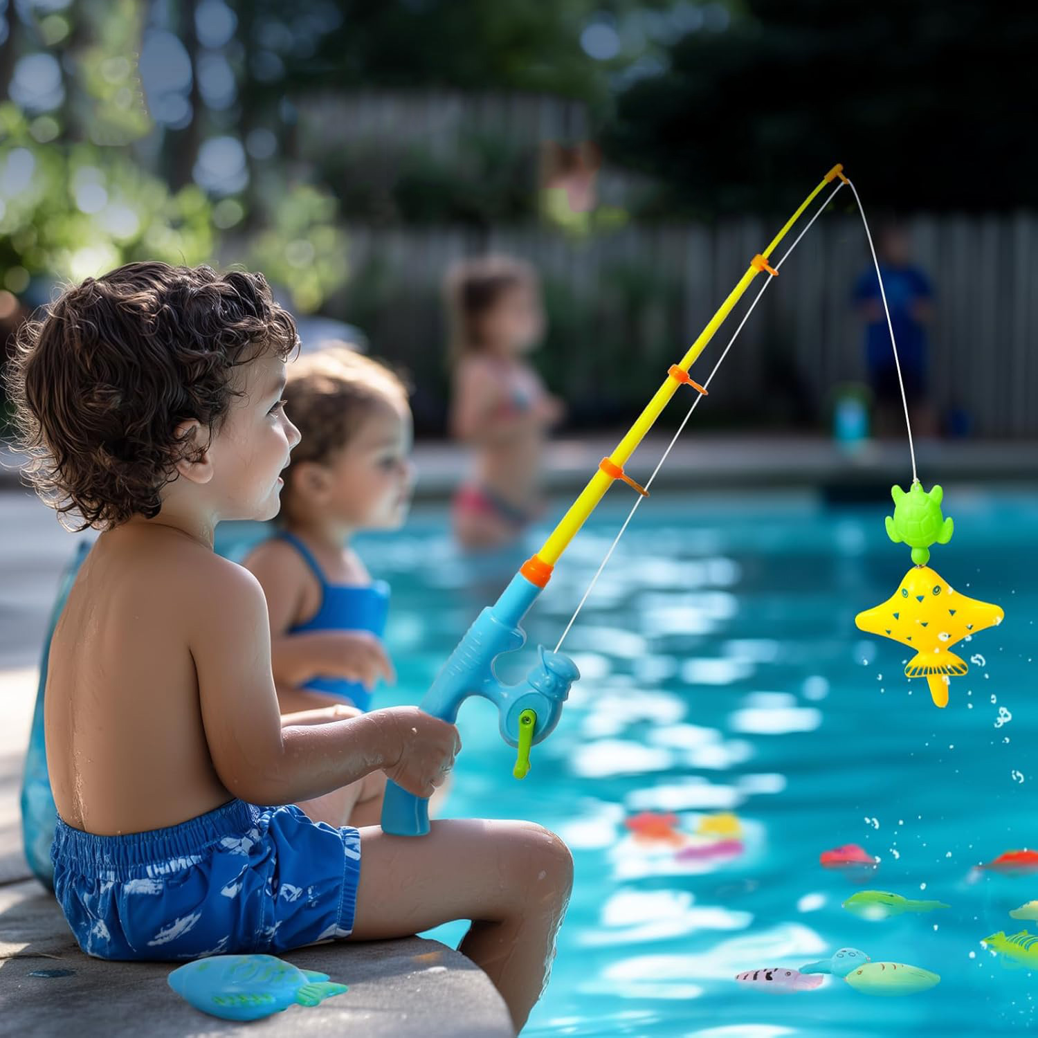Children Bathtub Fishing Toy S - огляд і ціна Fishing Equipment Kids