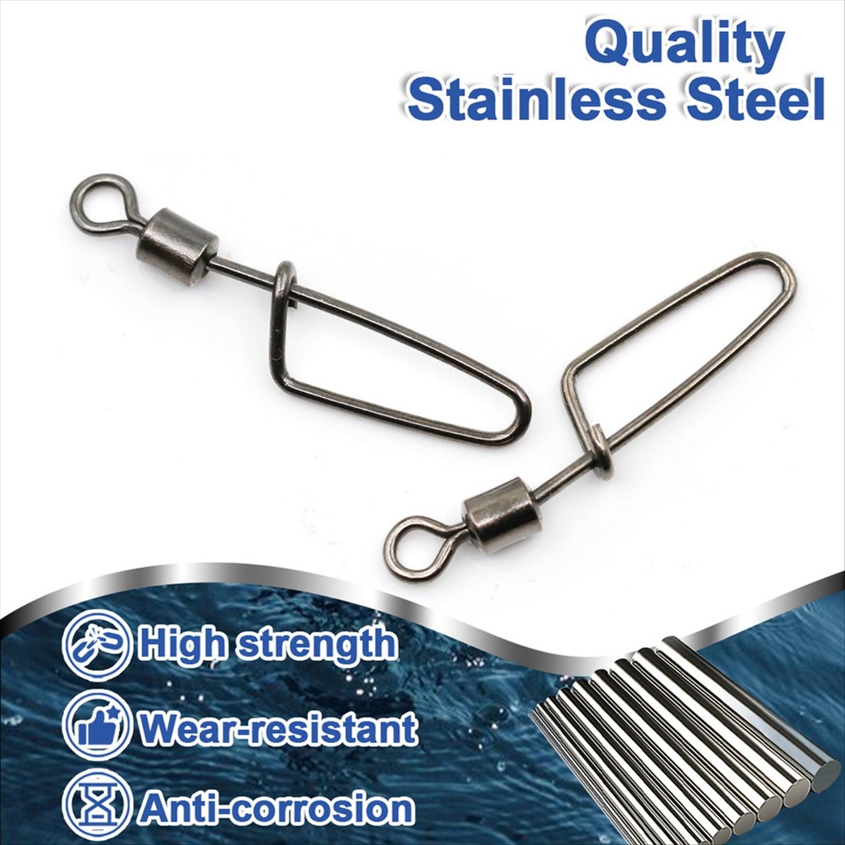 T34C Rolling Swivel Coastlock  - огляд і ціна Fishing Swivel Connector