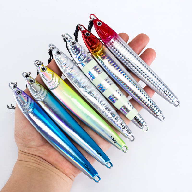 7Pcs 40g 60g 80g 100g Luminous - огляд і ціна Jig Head Lure