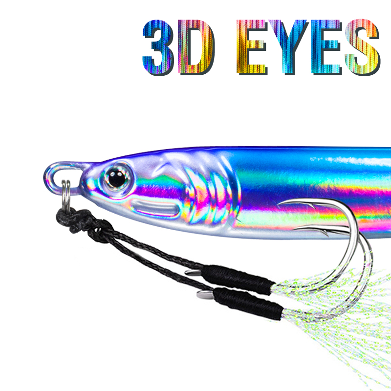 7Pcs 40g 60g 80g 100g Luminous - огляд і ціна Jig Head Lure