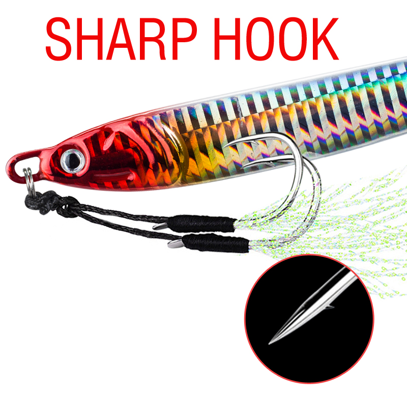 7Pcs 40g 60g 80g 100g Luminous - огляд і ціна Jig Head Lure