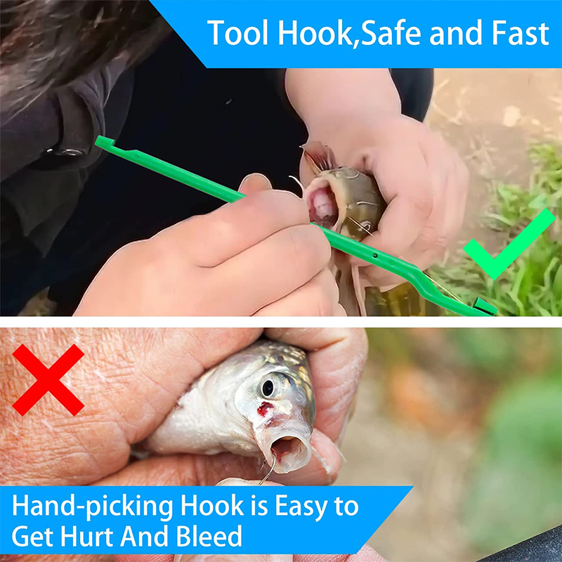 5pcs Lure Hook Remover Stick A - огляд і ціна Bass Fishing Lure