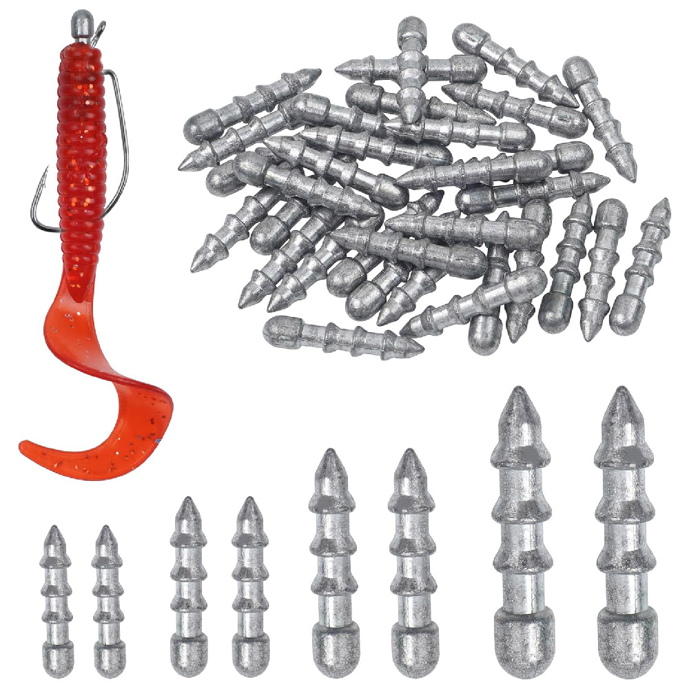20pcs Nail weights sinkers Wor - огляд і ціна Bass Fishing Lure