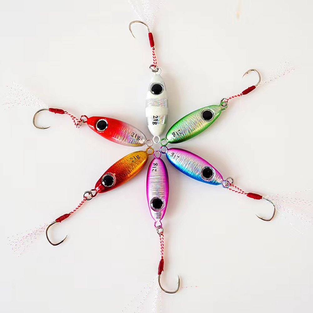 6pcs Micro Metal Jigging Fishi - огляд і ціна Jig Head Lure