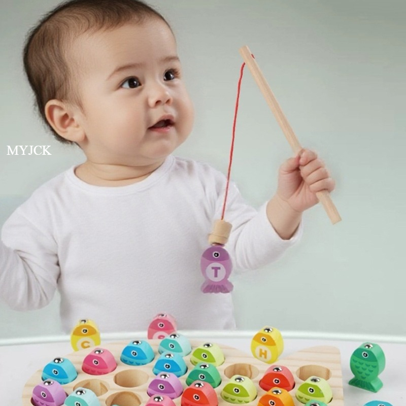 Kids Wooden Fishing Game Toy G - огляд і ціна Fishing Equipment Kids