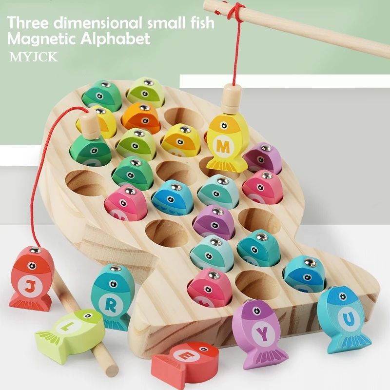 Kids Wooden Fishing Game Toy G - огляд і ціна Fishing Equipment Kids