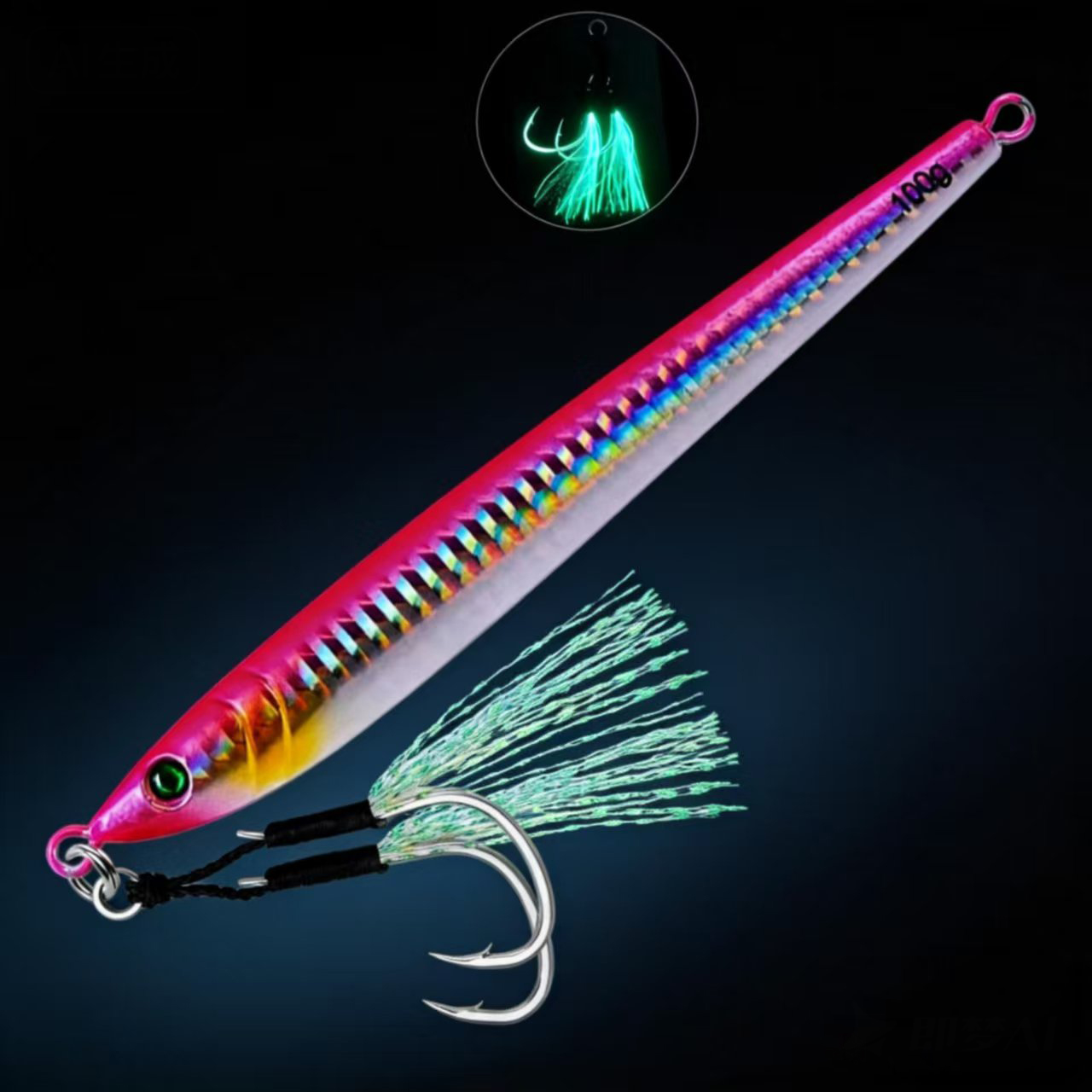 Cast Metal Jig Fishing Lure 5P - огляд і ціна Jig Head Lure