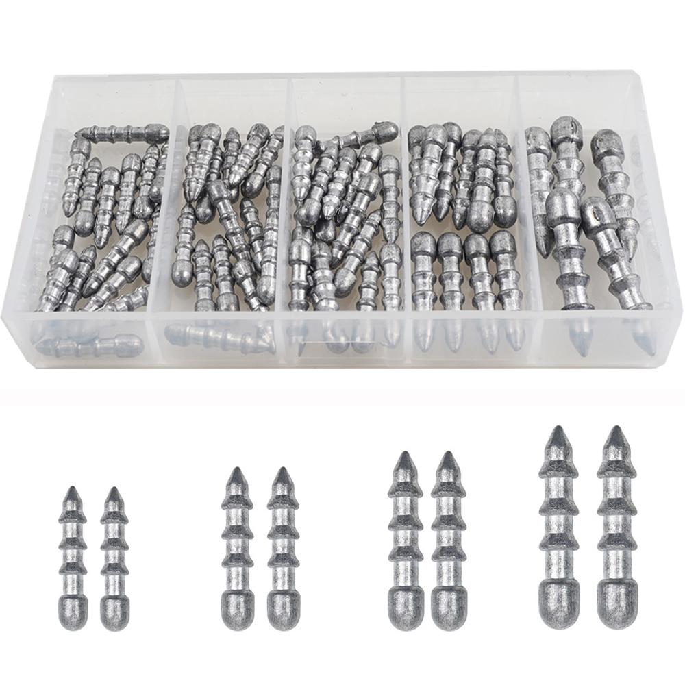 60PCS Nail weights Worm Fishin - огляд і ціна Bass Fishing Lure