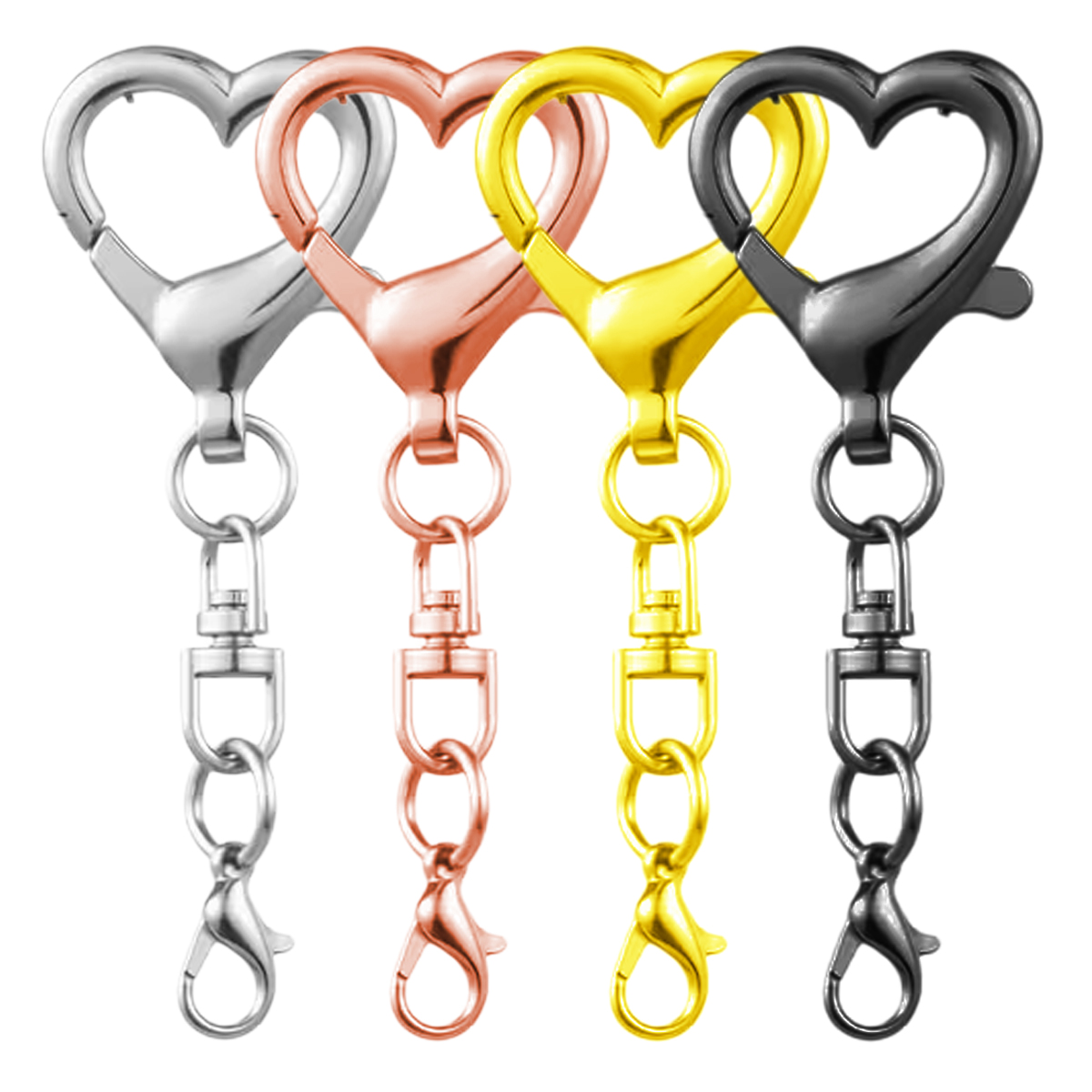 5/15/30Pcs Heart Shaped Swivel - огляд і ціна Fishing Swivel Connector