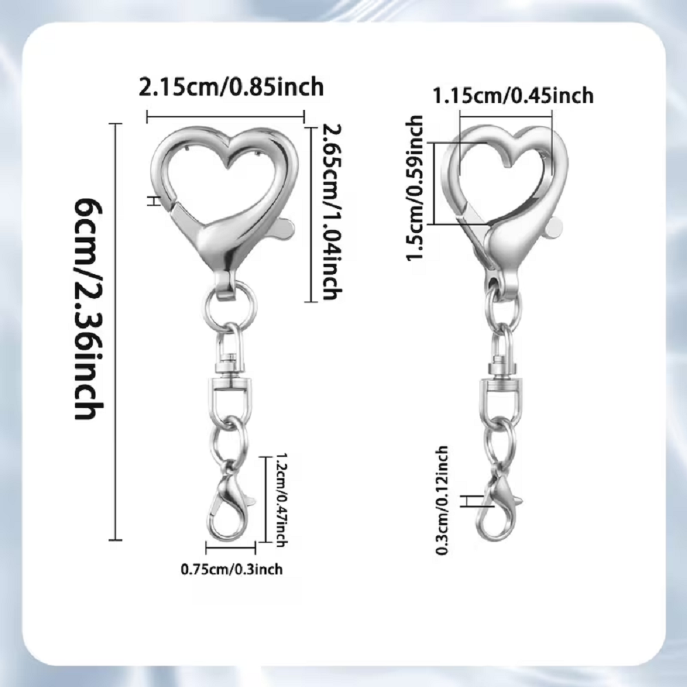 5/15/30Pcs Heart Shaped Swivel - огляд і ціна Fishing Swivel Connector