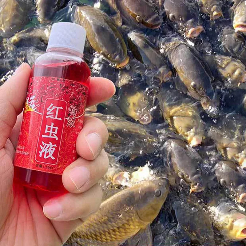 60ML Liquid Blood Worm Scent F - огляд і ціна Fishing Equipment For Sale