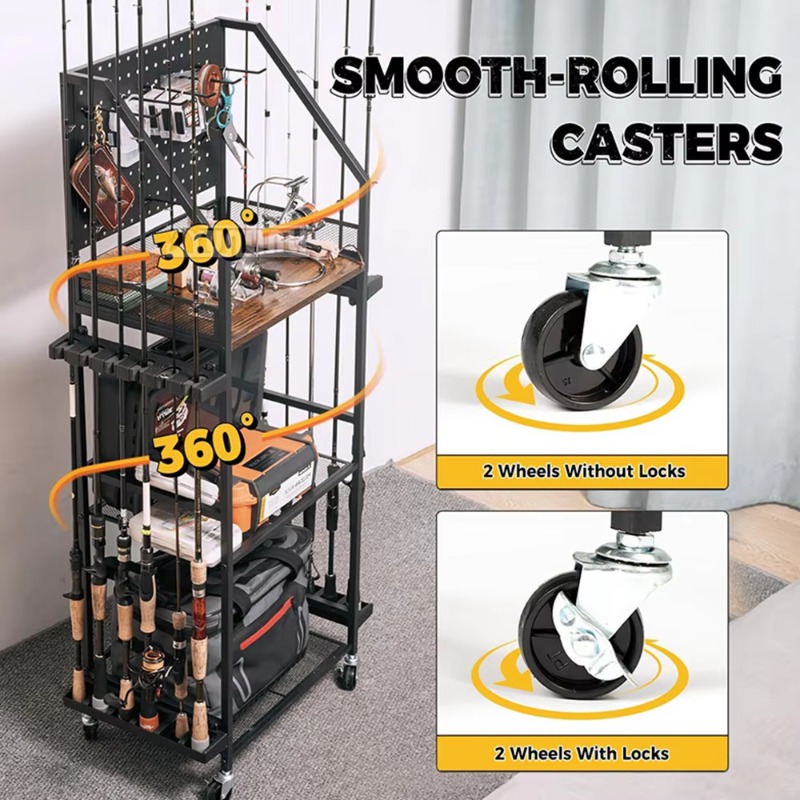 Fishing Gear Storage Shelf, Fi - огляд і ціна Fishing Equipment Holder