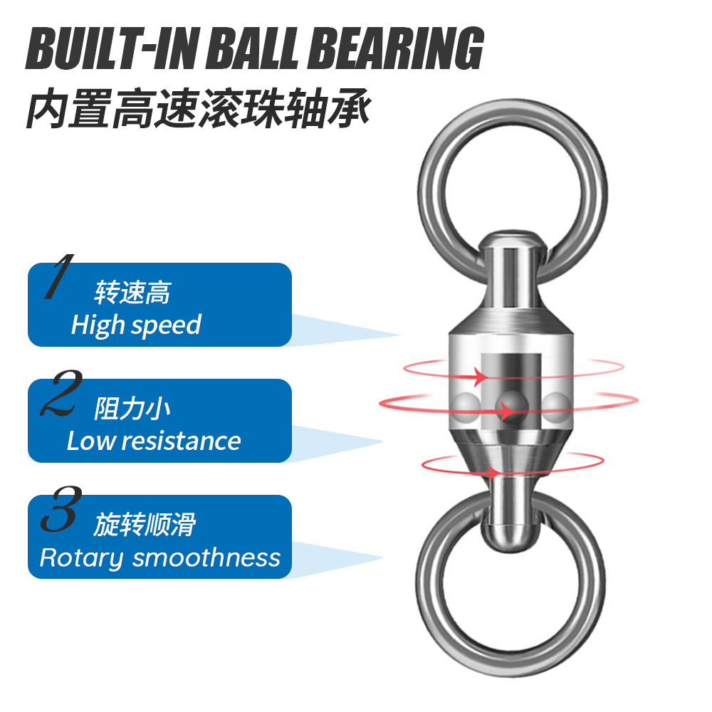 JIGGINGPRO Ball Bearing Swivel - огляд і ціна Fishing Equipment And Accessories