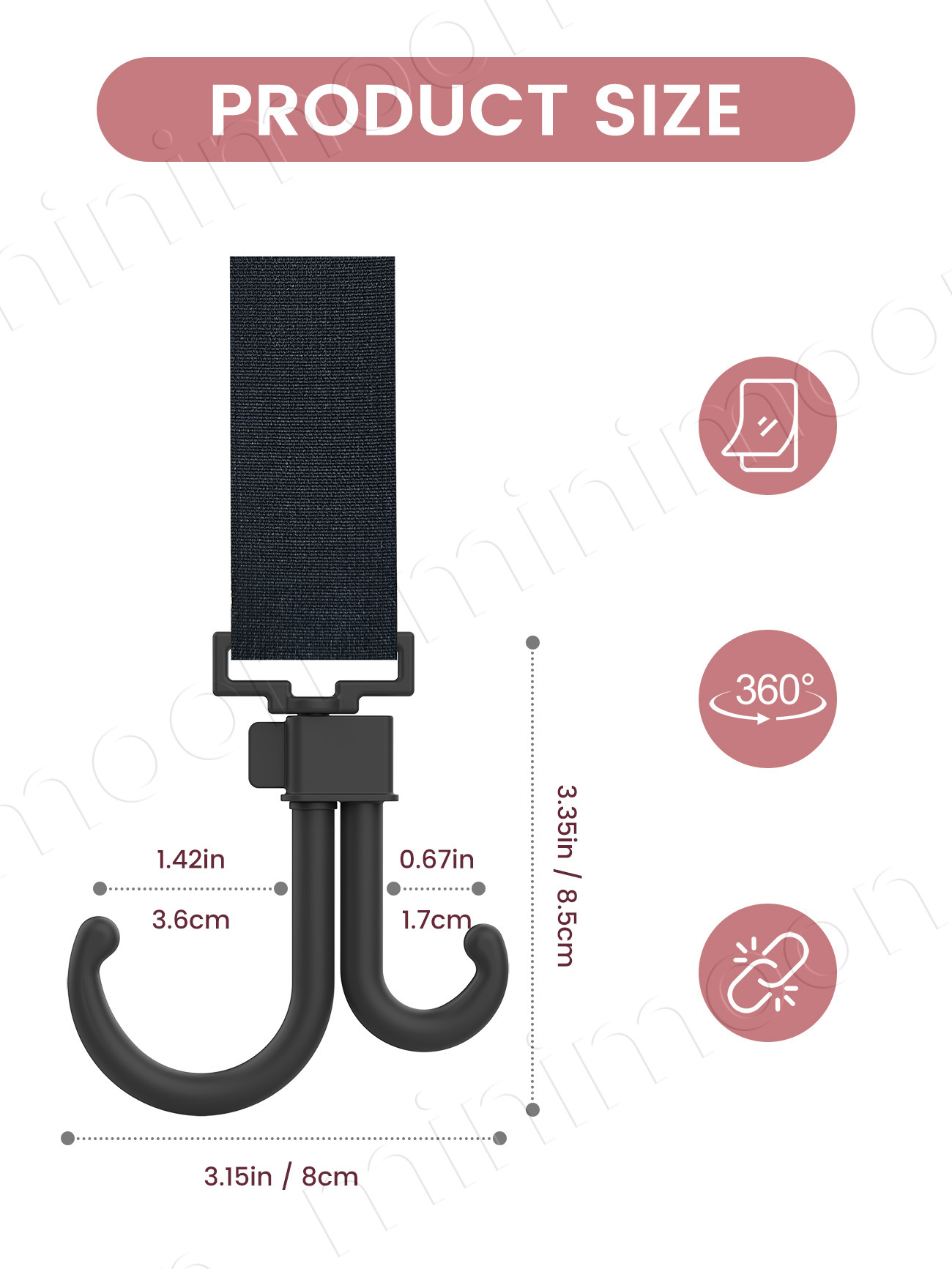 360° Rotatable Baby Stroller H - огляд і ціна Fishing Swivel Connector