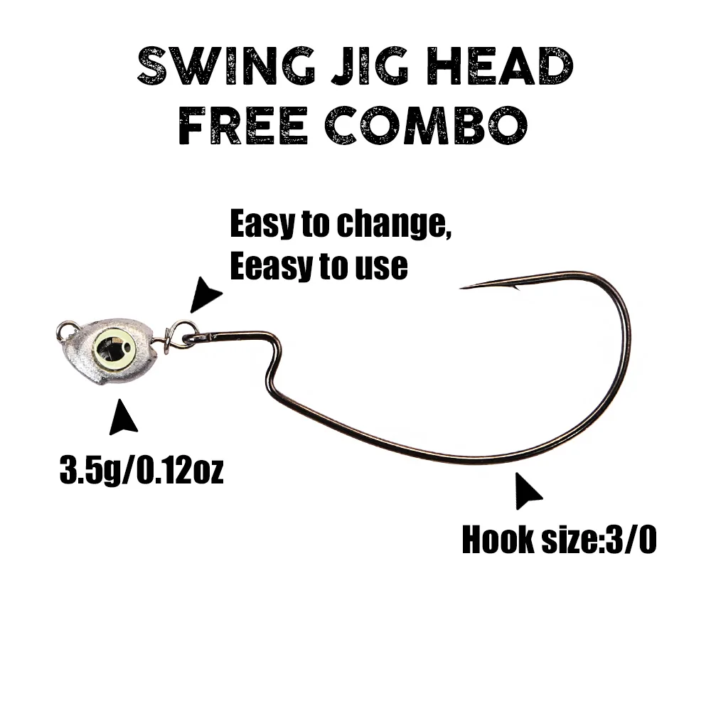 B&U Swing Jig Head Cheburashka - огляд і ціна Jig Head Lure